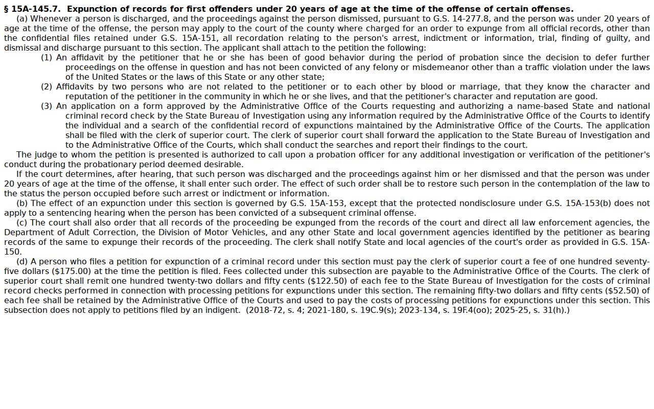 Wayne County criminal docket expunction access rule source