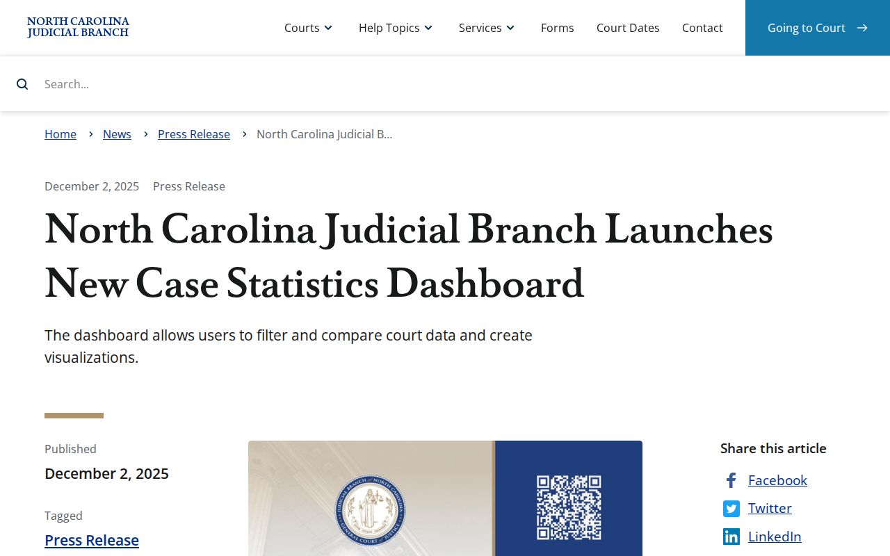 Wayne County court docket statistics dashboard source